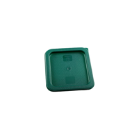JIWINS LID FOR SQUARE 2/4lt  CONTAINER GREEN PE 187x187x17mm (*JW-P-080*) = PACK OF 12 X EACHES