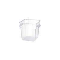 JIWINS SQR FOOD STORAGE CONTAINER CLR PC 180x180x190mm 4lt (*JW-P-061C*) = PACK OF 12 X EACHES