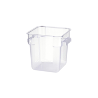 JIWINS SQR FOOD STORAGE CONTAINER CLR PC 225x225x230mm 8lt (*JW-P-063C*) = PACK OF 12 X EACHES
