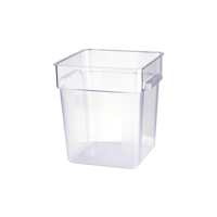 JIWINS SQR FOOD STORAGE CONTAINER CLR PC 285x285x320mm 18lt (*JW-P-065C*) = PACK OF 12 X EACHES