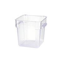 JIWINS SQR FOOD STORAGE CONTAINER CLR PC 285x285x210mm 12lt (*JW-P-064C*) = PACK OF 12 X EACHES