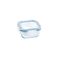 WILTSHIRE SQU GLASS CONTAINER 300ml (*WLT48168*) = PACK OF 8 X EACHES