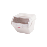 JIWINS SHELF INGREDIENT BIN WHITE PP/PC 593x486x432mm 40lt (*JW-S40*) =  1 X EACH