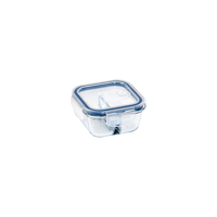 ETERNA GLASS CONTAINERS 2 DIV SQU 300ml (*ETR48146*) = PACK OF 6 X EACHES