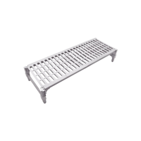 JIWINS HEAVY-DUTY DUNNAGE RACK GREY PP/IRON 1220x455x225mm (*JW-PSH4818*) =  1 X EACH