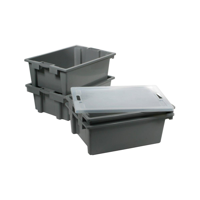 UNICA TOTE BOX-STACKABLE GREY 660x450x230 SUITS 9600 (*09616*) =  1 X EACH