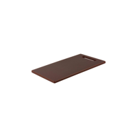 CHEF INOX CUTTING BOARD HACCP w/HDL PE 250x400x13mm BROWN (*04341*) = PACK OF 6 X EACHES