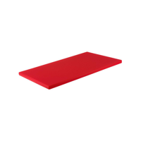 CHEF INOX CUTTING BOARD HACCP PE 380x510x12mm RED (*04353*) - EACH = 1 / BOX = 6 x EACHES