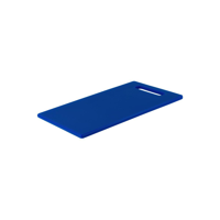 CHEF INOX CUTTING BOARD HACCP w/HDL PE 300x450x12mm BLUE (*04345*) = EACH = 1 / PACK = 6 EACHES