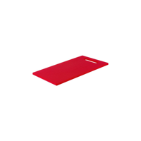 CHEF INOX CUTTING BOARD HACCP w/HDL PE 250x400x13mm RED (*04343*) = PACK OF 6 X EACHES