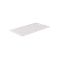 CHEF INOX CUTTING BOARD HACCP w/HDL PE 300x450x12mm WHITE (*04320*) = PACK OF 6 X EACHES