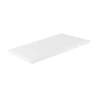CHEF INOX CUTTING BOARD PE 450x610x19mm WHITE (*04362*) = PACK OF 5 X EACHES