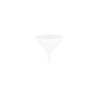 PADERNO FUNNEL PP 180x200mm WHITE (*31085*) =  1 X EACH