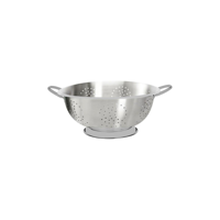 CHEF INOX COLANDER 4mm HOLES WIRE HDL S/S 285x102mm 5.0lt (*07405*) =  1 X EACH