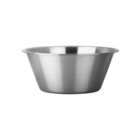 CHEF INOX MIXING BOWL TAPERED S/S 240x110mm 2.5lt (*70582*) = PACK OF 5 X EACHES