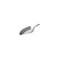CHEF INOX ROUND SCOOP ALUMINIUM 160x80mm 340ml/12oz (*66016*) = PACK OF 12 X EACHES
