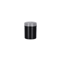 CHEF INOX SALT DREDGE S/S 70x90mm 285ml BLACK (*07241-BK*) = PACK OF 12 X EACHES