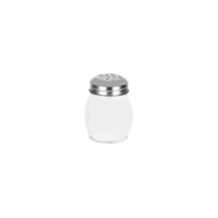 CHEF INOX CHEESE SHAKER GLASS w/S/S LID 170ml (*06816*) = PACK OF 12 X EACHES