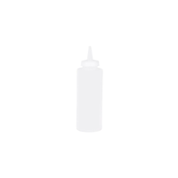 CHEF INOX SQUEEZE BOTTLE PP 340ml/12oz CLEAR (*06962*) = PACK OF 12 X EACHES