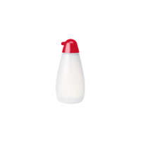 CHEF INOX SQUEEZE BOTTLE w/OIL POURER 300ml RED CAP (*06818*) = PACK OF 10 X EACHES