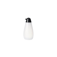 CHEF INOX SQUEEZE BOTTLE w/OIL POURER 200ml BLACK CAP (*06817*) = PACK OF 10 X EACHES