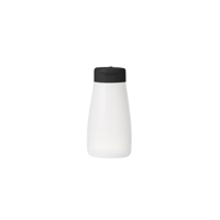 CHEF INOX SOFT SQUEEZE SHAKER BOTTLE BLK CAP 9L HOLES 300ml (*06820*) = PACK OF 10 X EACHES