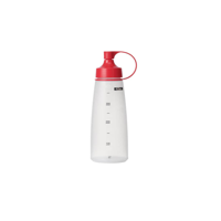 CHEF INOX SOFT SQUEEZE BOTTLE w/RED CAP 400ml (*06831*) = PACK OF 10 X EACHES