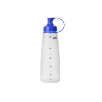 CHEF INOX SOFT SQUEEZE BOTTLE w/BLUE CAP 550ml (*06837*) = PACK OF 10 X EACHES