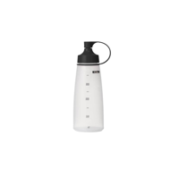 CHEF INOX SOFT SQUEEZE BOTTLE w/BLACK CAP 400ml (*06832*) = PACK OF 10 X EACHES