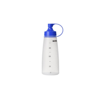 CHEF INOX SOFT SQUEEZE BOTTLE w/BLUE CAP 400ml (*06833*) = PACK OF 10 X EACHES