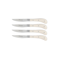 STANLEY ROGERS PISTOL GRIP STEAK KNIFE SET SS/CREAM 4pc230mm (*SR50751*) = PACK OF 4 X SETS