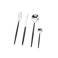 STANLEY ROGERS PIPER  BLACK CUTLERY SET 16pc (*SR50753*) = PACK OF 4 X SETS
