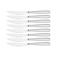 TABLEKRAFT AERO DAWN STEAK KNIFE SET 8pc S/S 235mm (*12600-118*) =  1 X SET