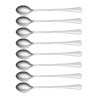 TABLEKRAFT BOGART SODA SPOON SET 8pc 18/10 203mm (*18500-105*) =  1 X SET