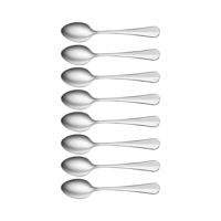 TABLEKRAFT BOGART TEASPOON SET 8pc 18/10 137mm (*18500-102*) =  1 X SET