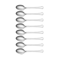 TABLEKRAFT EIFFEL TEASPOON SET 8pc 18/10 137mm (*19100-102*) =  1 X SET