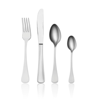 TABLEKRAFT ELITE CUTLERY SET 24pc 18/10 COMPLETE BOXED (*74700-24C*) =  1 X SET