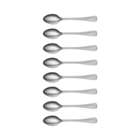 TABLEKRAFT ELITE COFFEE SPOON SET 8pc 18/10 125mm (*74700-101*) =  1 X SET