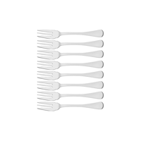 TABLEKRAFT ELITE CAKE FORK SET 8pc 18/10 148mm (*74700-103*) =  1 X SET