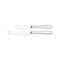 TABLEKRAFT FLORENCE CHEESE+PATE KNIVE SET 2pc S/S (*12200-19*) =  1 X SET