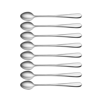 TABLEKRAFT GABLE SODA SPOON SET 8pc 18/10 185mm (*18800-105*) =  1 X SET