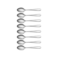 TABLEKRAFT GABLE TEASPOON SET 8pc 18/10 135mm (*18800-102*) =  1 X SET