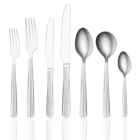 TABLEKRAFT LIDO CUTLERY SET 56pc 18/10 COMPLETE BOXED (*12400-56C*) =  1 X SET