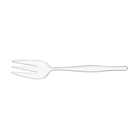 TABLEKRAFT PRINCESS SERVING FORK 18/0 235mm (*01247*) = PACKET OF 12 X EACHES
