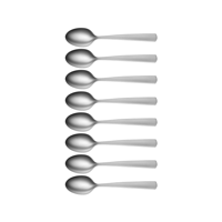 TABLEKRAFT SIENNA TEASPOON SET 8pc 18/10 138mm (*16200-102*) =  1 X SET