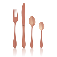 TABLEKRAFT SOHO ROSE CUTLERY SET 24pc 18/10 (*13100-24*) =  1 X SET