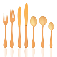 TABLEKRAFT SOHO GOLD CUTLERY SET 56pc 18/10 (*13200-56*) =  1 X SET