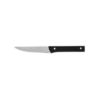 TABLEKRAFT TEMPO STEAK KNIFE POINTED TIP S/S w/BLK HDL 230mm (*20650*) = PACK OF 12 X EACHES