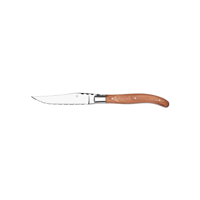 TABLEKRAFT PARIS STEAK KNIFE WOOD PAKAWOOD POINTED TIP S/S (*20644*) = PACK OF 12 X EACHES