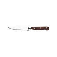 TABLEKRAFT STEAK KNIFE PAKKAWOOD HANDLE FULL TANG 235mm (*20677*) =  1 X EACH